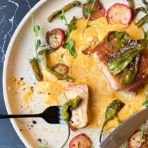 cheddarhorseradishporkchops