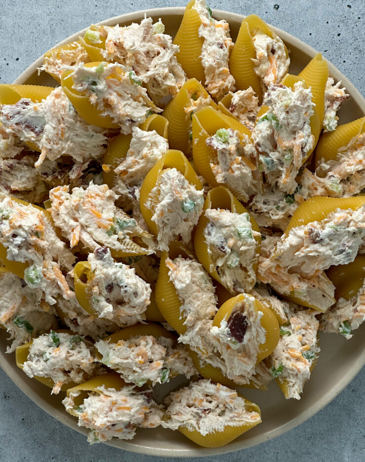 Jalapeño Popper Stuffed Shells (Made in the Crockpot!) - The Tasteful Tribe