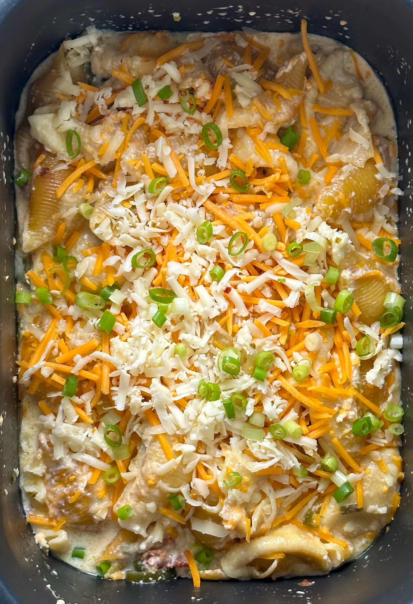 Jalapeño Popper Stuffed Shells (Made in the Crockpot!) - The Tasteful Tribe
