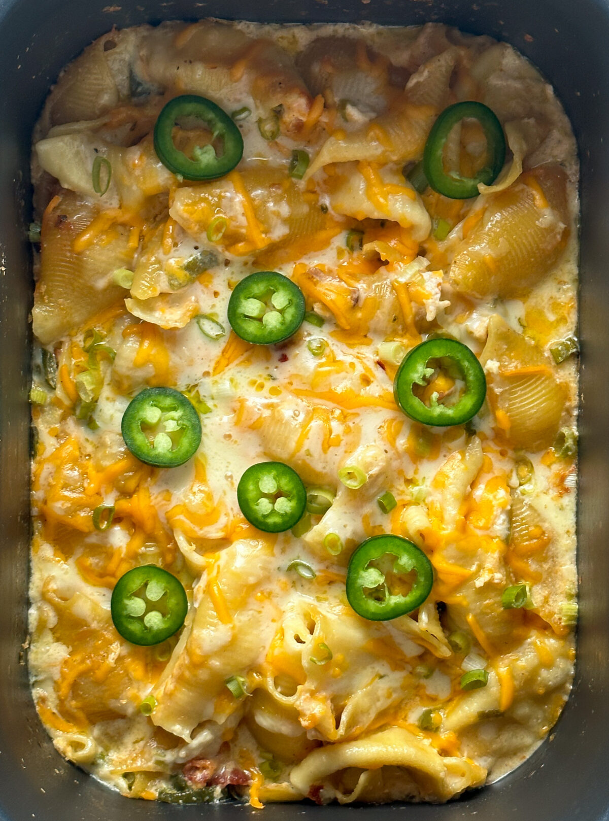 Jalapeño Popper Stuffed Shells (Made in the Crockpot!) - The Tasteful Tribe