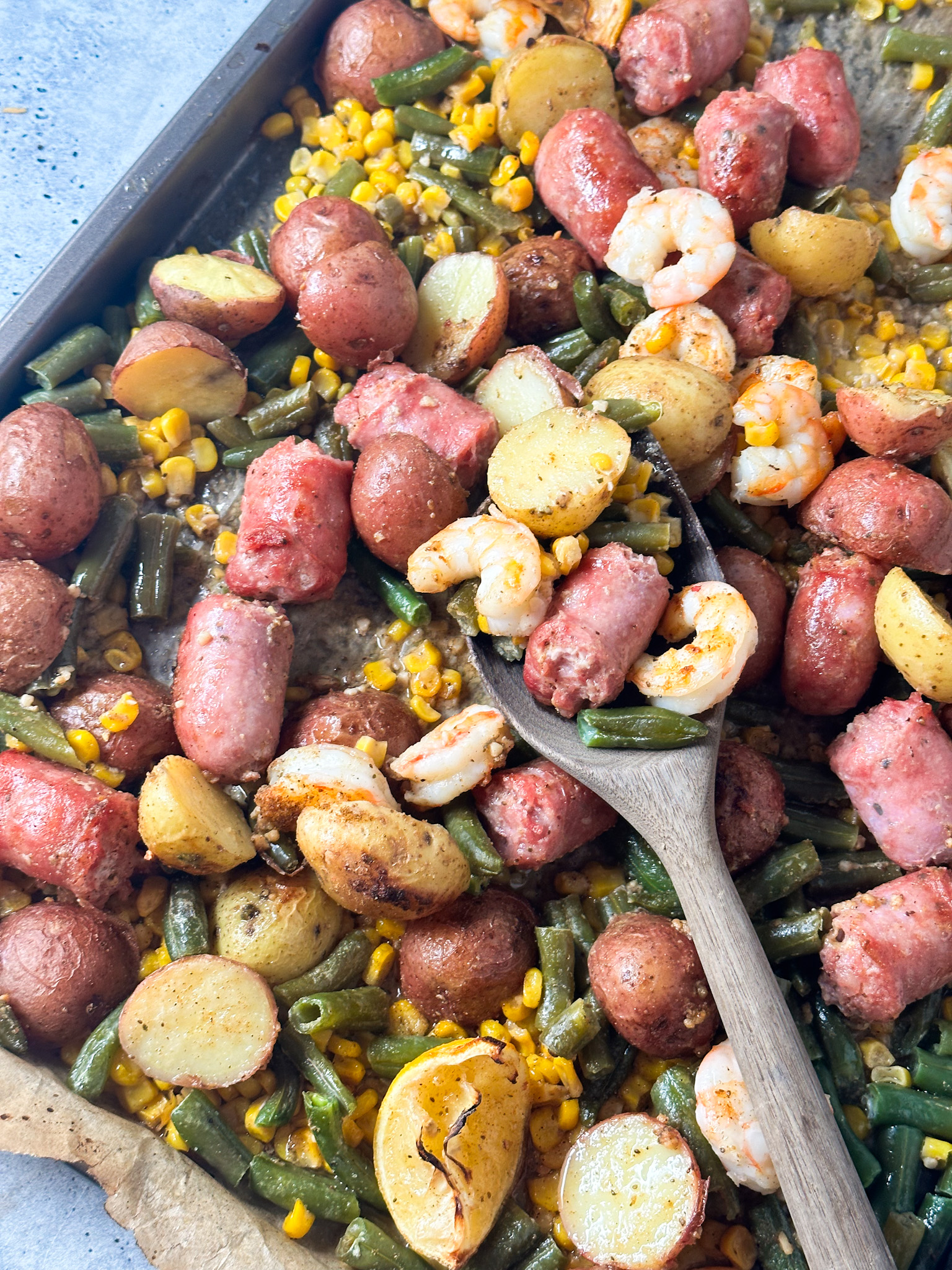 Shrimp Boil Sheet Pan Dinner Recipe