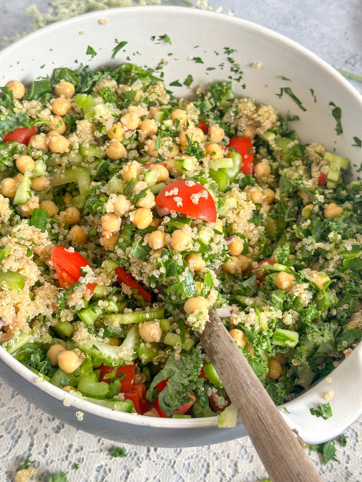 The Best Quinoa and Celery Salad (Costco Copycat Recipe!) The Tasteful Tribe