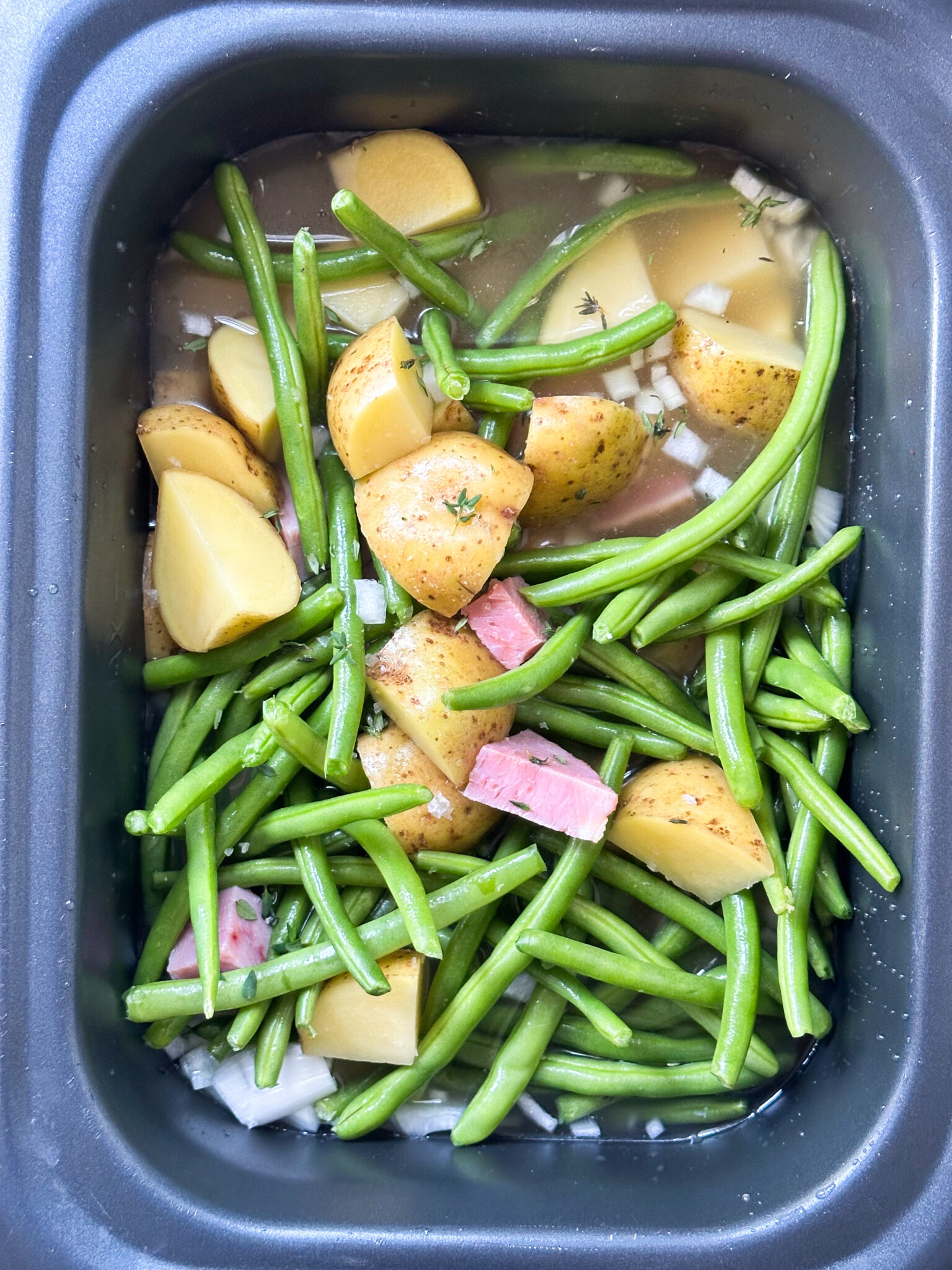 Stringy Soup Better Than Grandma's PA Dutch Ham and String Bean Soup - The Tasteful ...