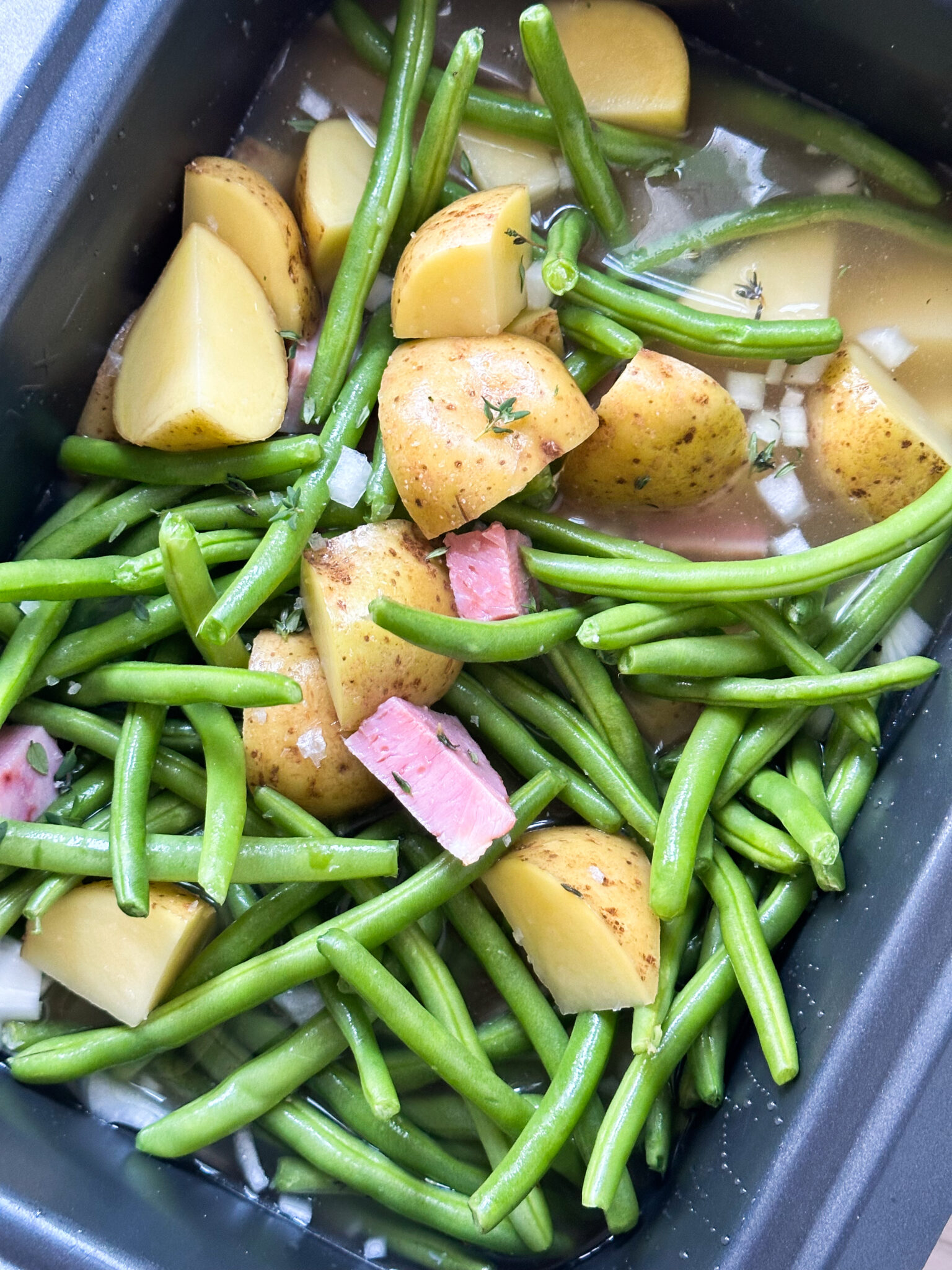 Stringy Soup Better Than Grandma's PA Dutch Ham and String Bean Soup - The Tasteful ...
