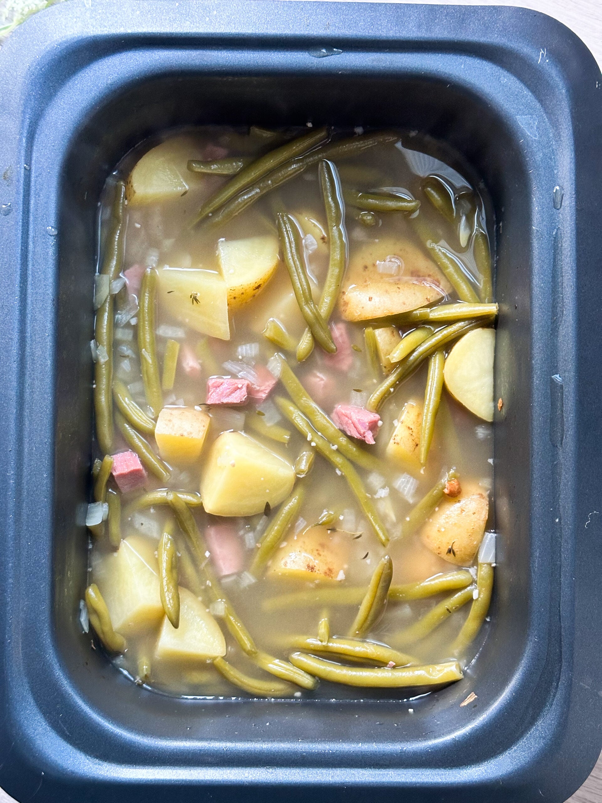 Stringy Soup Better Than Grandma's PA Dutch Ham and String Bean Soup - The Tasteful ...